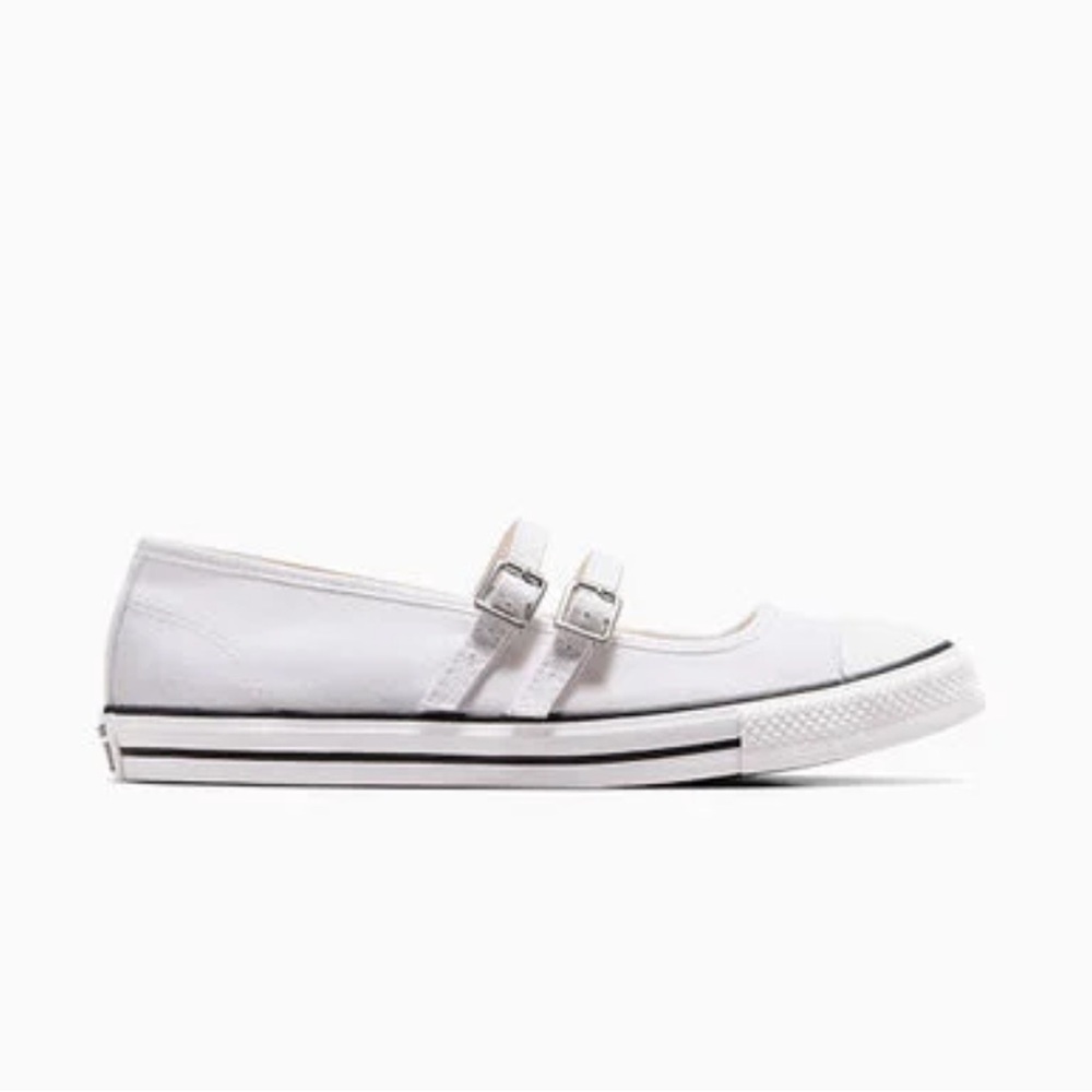 Converse White Mary Jane 8.5
